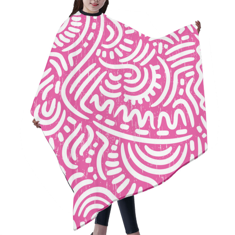 Personality  Abstract Ethnic Seamless Pattern Hair Cutting Cape