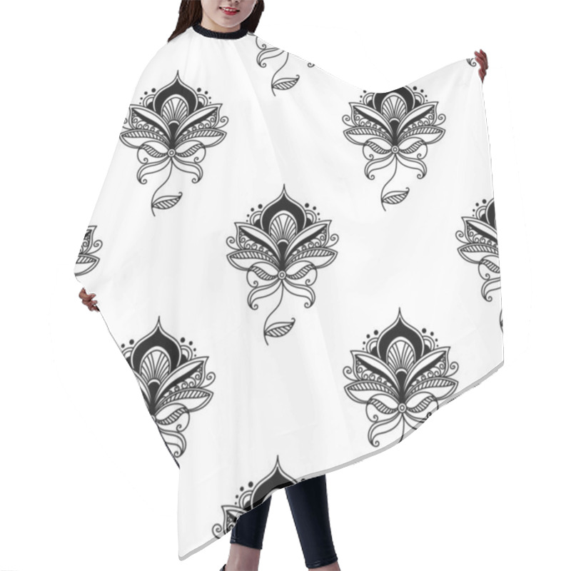 Personality  Persian Paisley Seamless Pattern Hair Cutting Cape