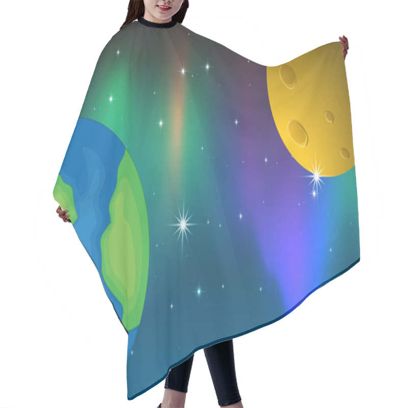 Personality  Planets Hair Cutting Cape