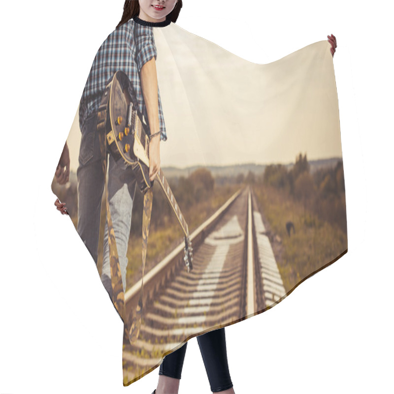 Personality  Railway To Horizon Hair Cutting Cape