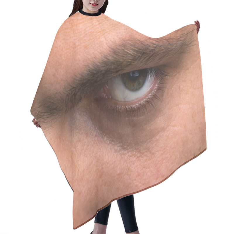 Personality  Evil Looking Man Hair Cutting Cape