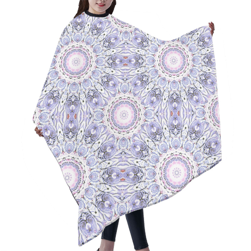 Personality  Beautiful Kaleidoscope Seamless Pattern Hair Cutting Cape