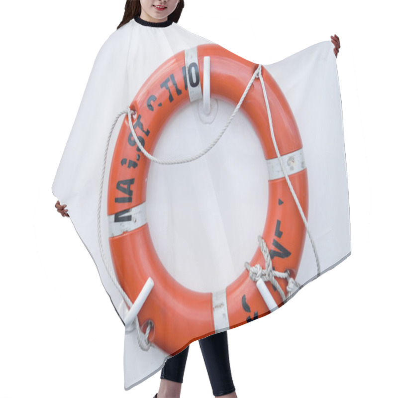 Personality  Life Vest On White Wall Hair Cutting Cape