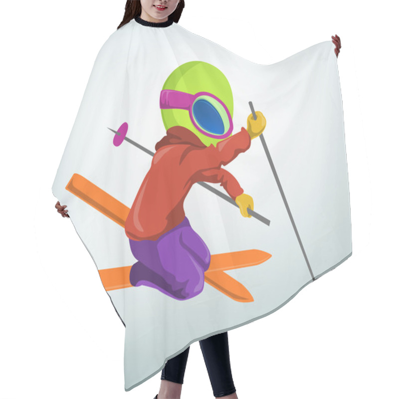 Personality  Cartoon_Character_ALIEN_052 Hair Cutting Cape