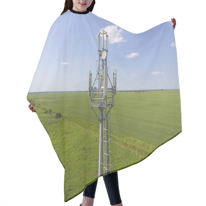 Personality  Cellular Tower. Equipment For Relaying Cellular And Mobile Signal Hair Cutting Cape