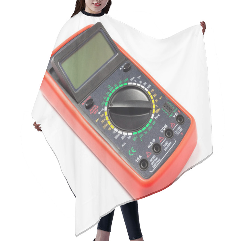 Personality  Electronic Measuring Device Hair Cutting Cape