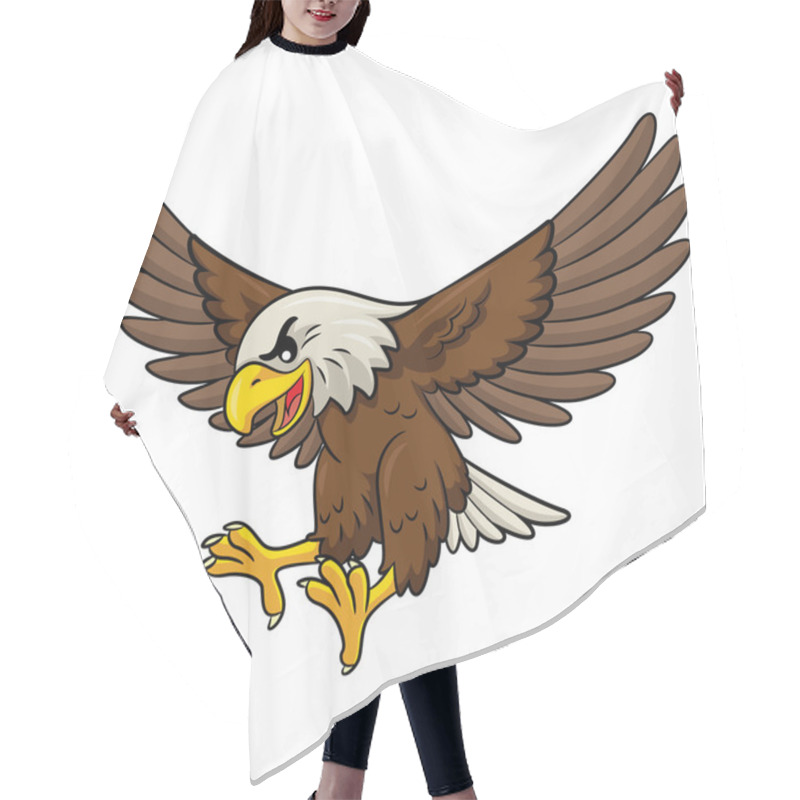 Personality  Eagle Cartoon Hair Cutting Cape