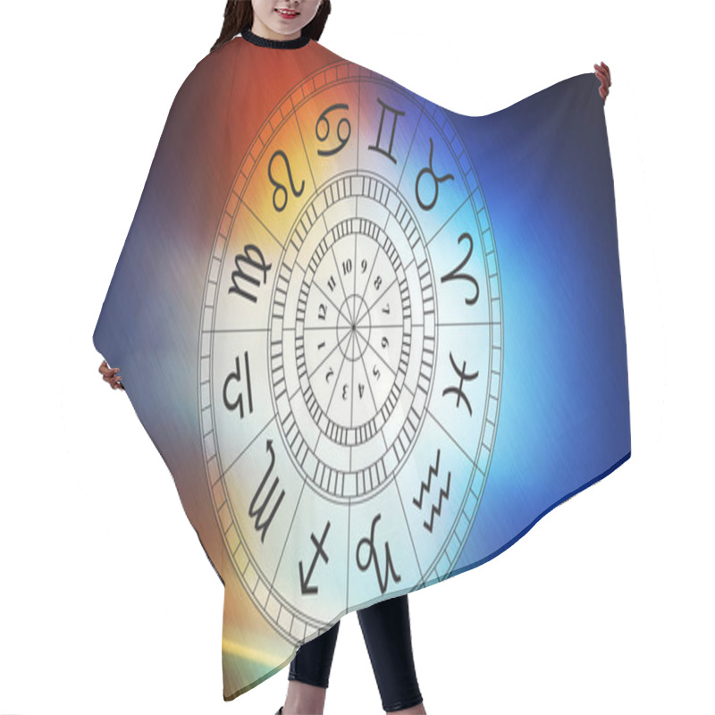 Personality  Zodiac Astrology Signs For Horoscope Hair Cutting Cape