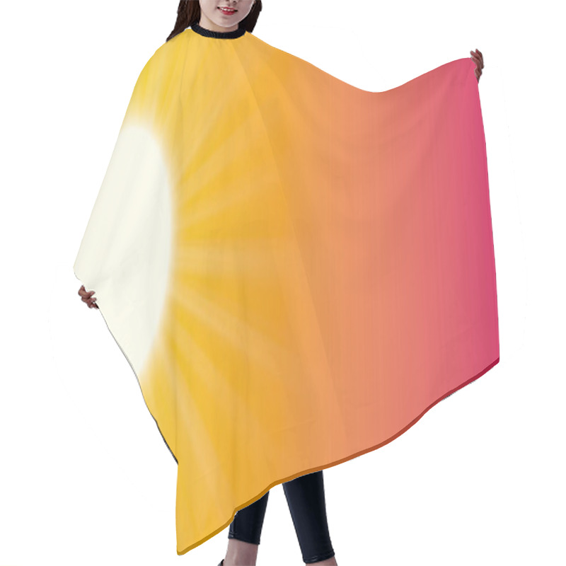 Personality  Summer Sky Sunbeam Header Hair Cutting Cape