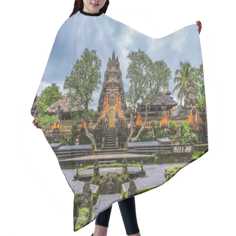 Personality  Pura Taman Kemuda Saraswati Temple In Ubud, Bali Island, Indones Hair Cutting Cape