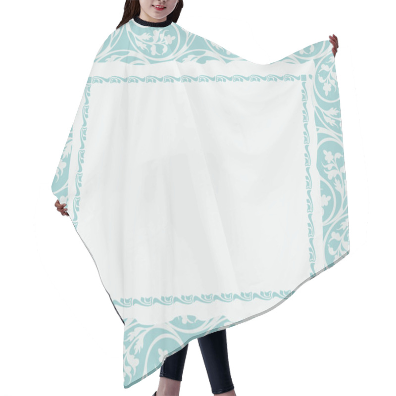 Personality  Frame On A Ornamental Background Hair Cutting Cape