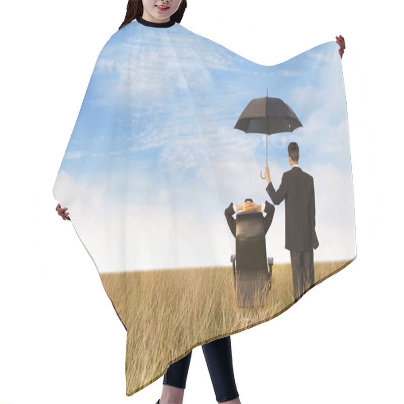 Personality  The Insurance Agent Protection Hair Cutting Cape