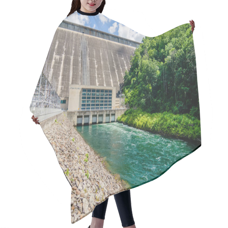 Personality  Views Of Man Made Dam At Lake Fontana Great Smoky Mountains Nc Hair Cutting Cape