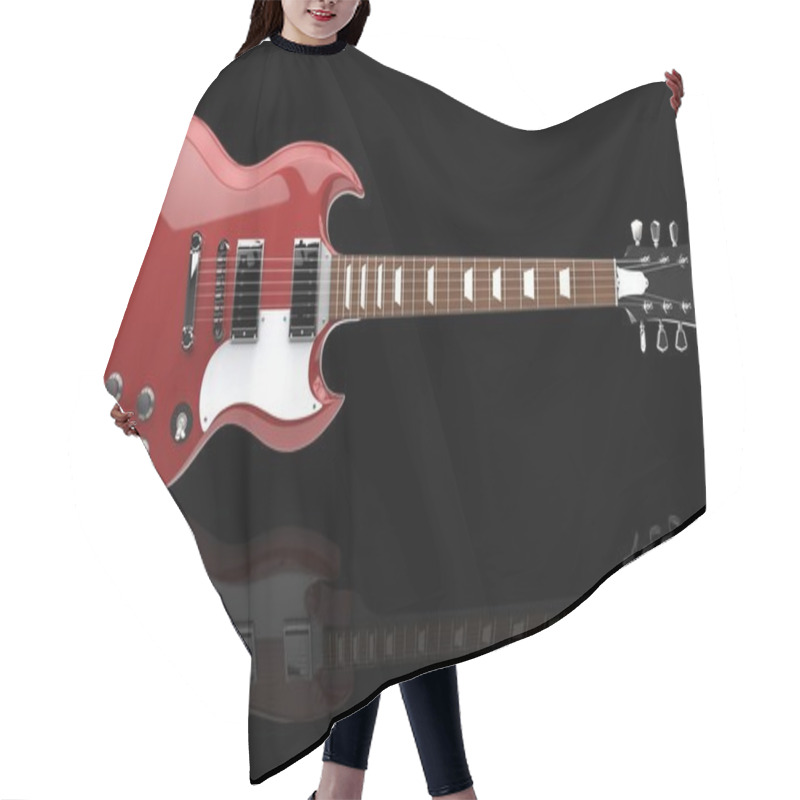 Personality  Gibson Solid On Black Background Hair Cutting Cape