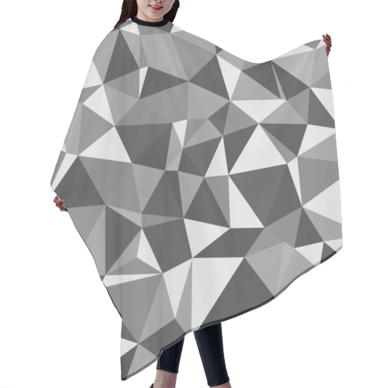 Personality  Vector Abstract Polygonal Background Hair Cutting Cape