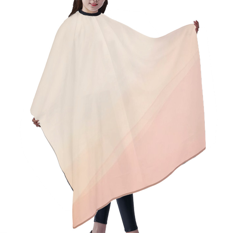 Personality  Soft Pink And Peach Gradient Minimalist Background Hair Cutting Cape