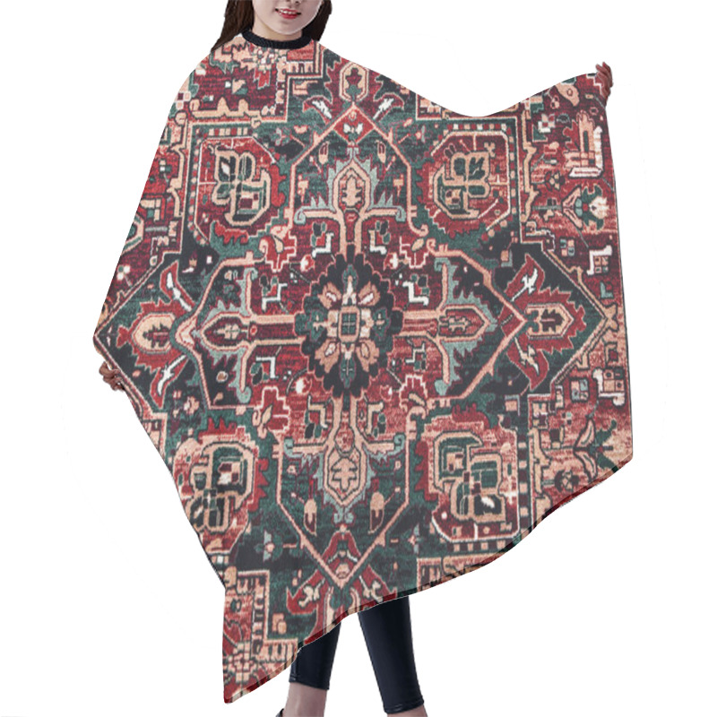 Personality  Romanian Folk Seamless Pattern Ornaments. Romanian Traditional Embroidery. Ethnic Texture Design. Traditional Carpet Design. Carpet Ornaments. Rustic Carpet Design Hair Cutting Cape