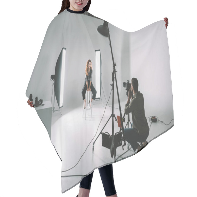 Personality  Professional Fashion Shoot Hair Cutting Cape