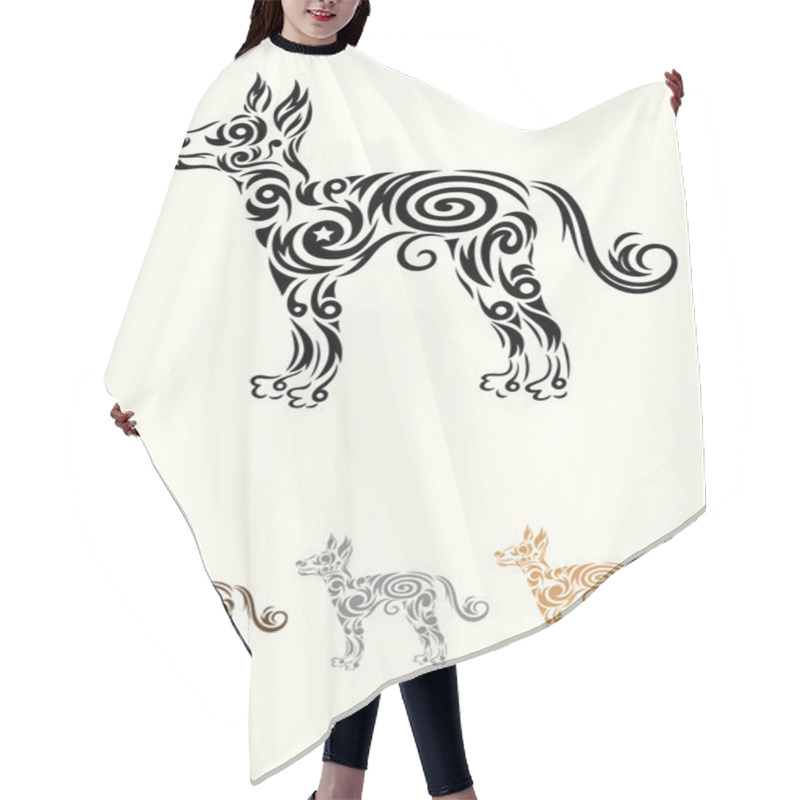 Personality  Dod Ornate Decoration Hair Cutting Cape