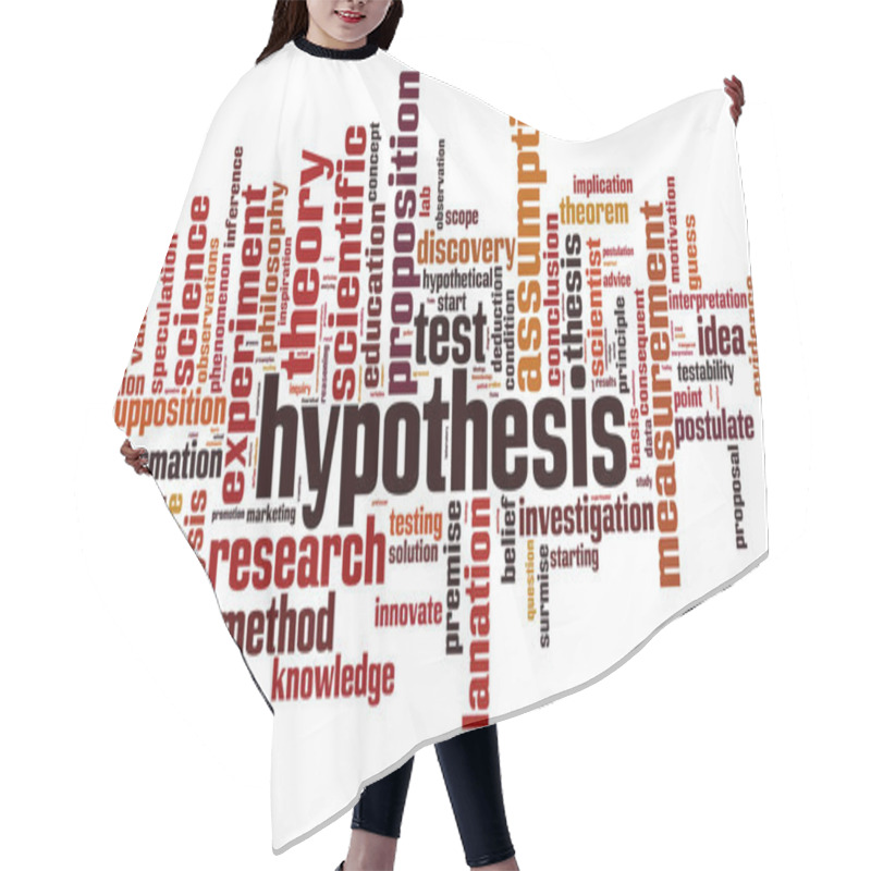 Personality  Hypothesis Word Cloud Hair Cutting Cape