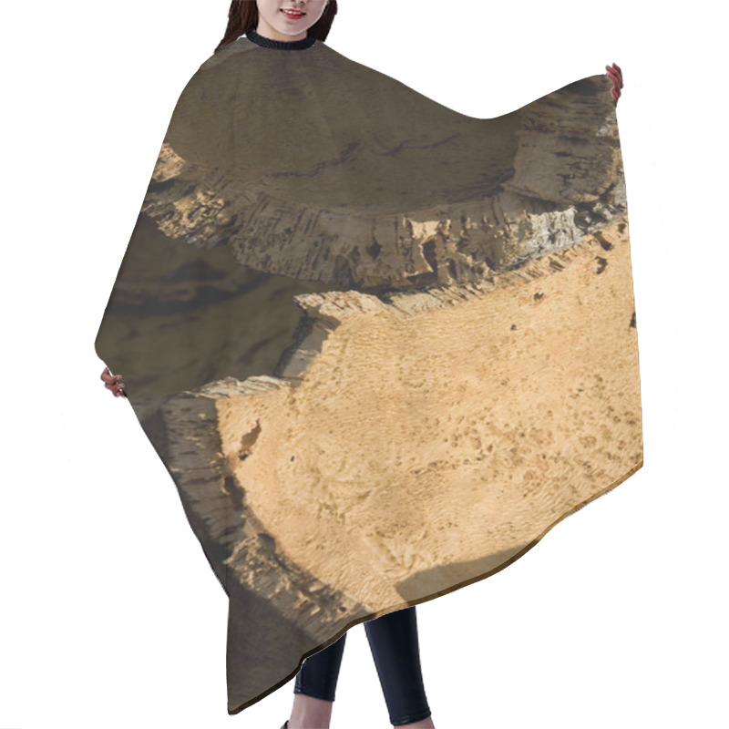 Personality  Cork Ripped Hair Cutting Cape