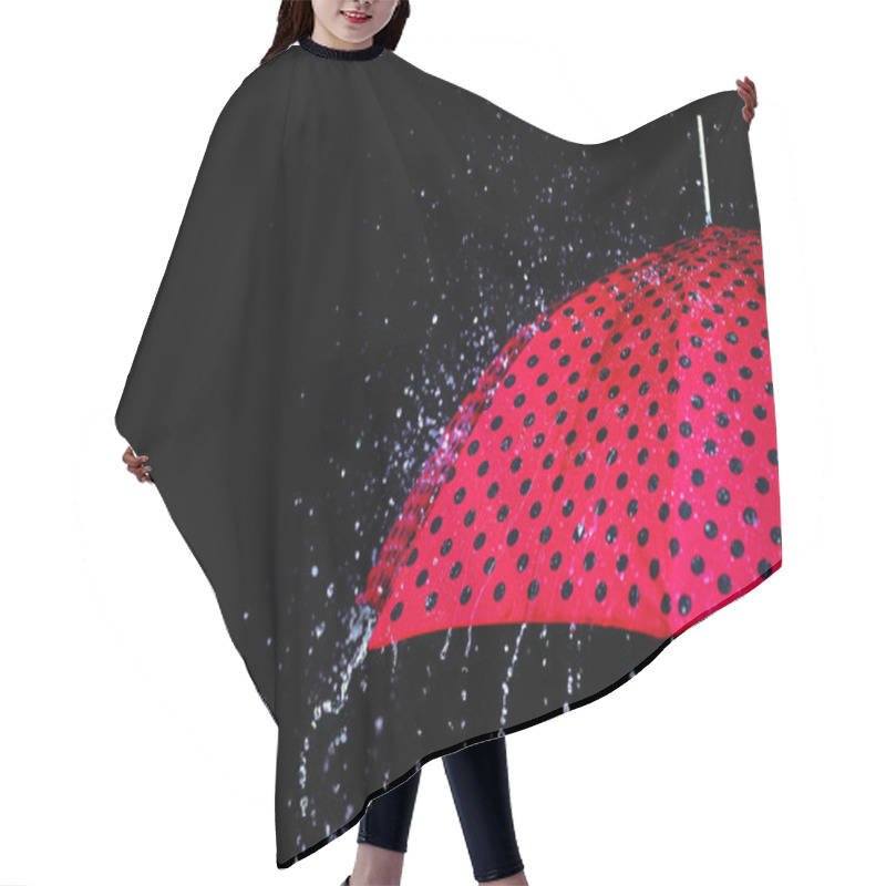 Personality  Rain Drop Umbrella Isolated Hair Cutting Cape