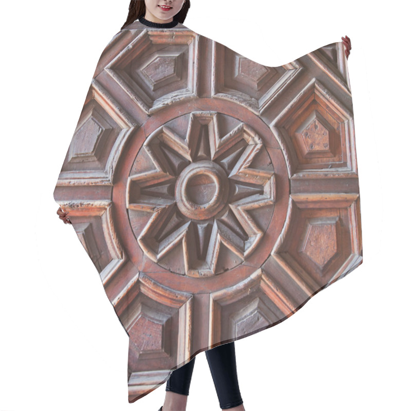 Personality  Old Wooden Carved Panel Hair Cutting Cape