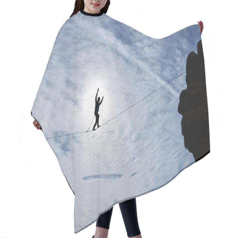 Personality  Highline Walker Silhouette Hair Cutting Cape