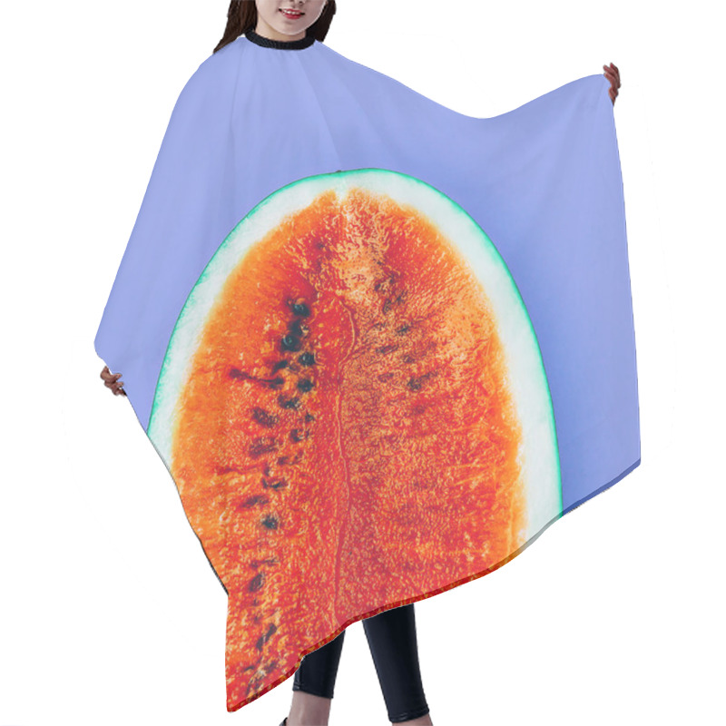 Personality  Half Fresh Watermelon. Minimal. Flat Lay Style Hair Cutting Cape