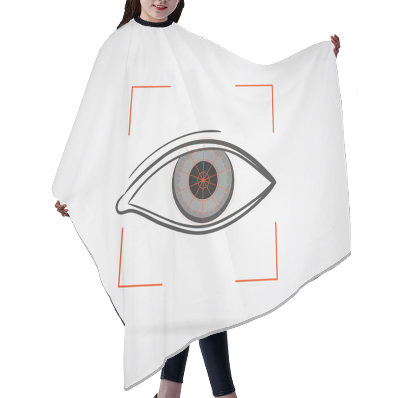 Personality  Eye Identification Hair Cutting Cape