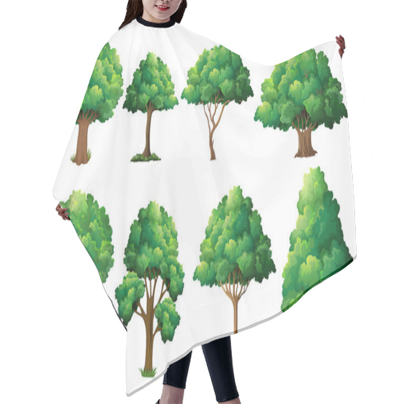 Personality  Tree Set Hair Cutting Cape