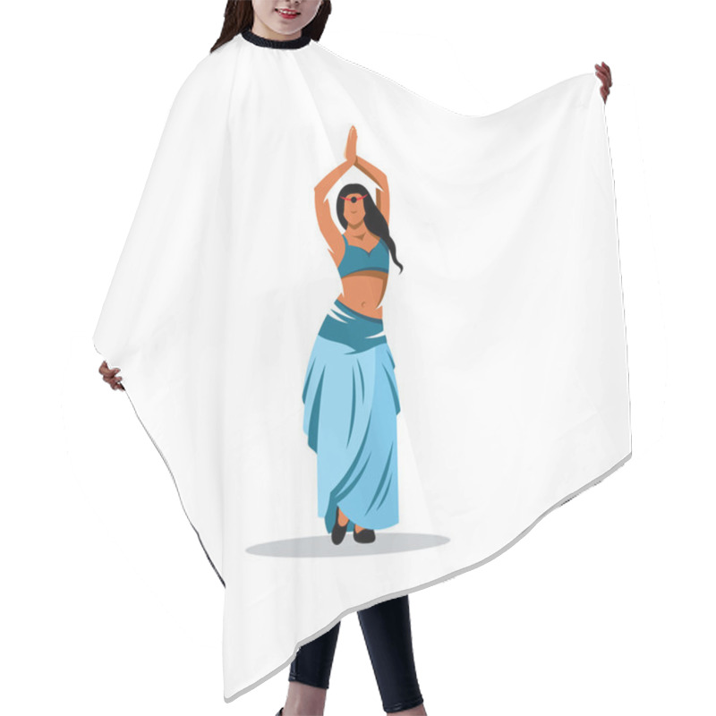 Personality  Belly Dance Girl  Sign Hair Cutting Cape