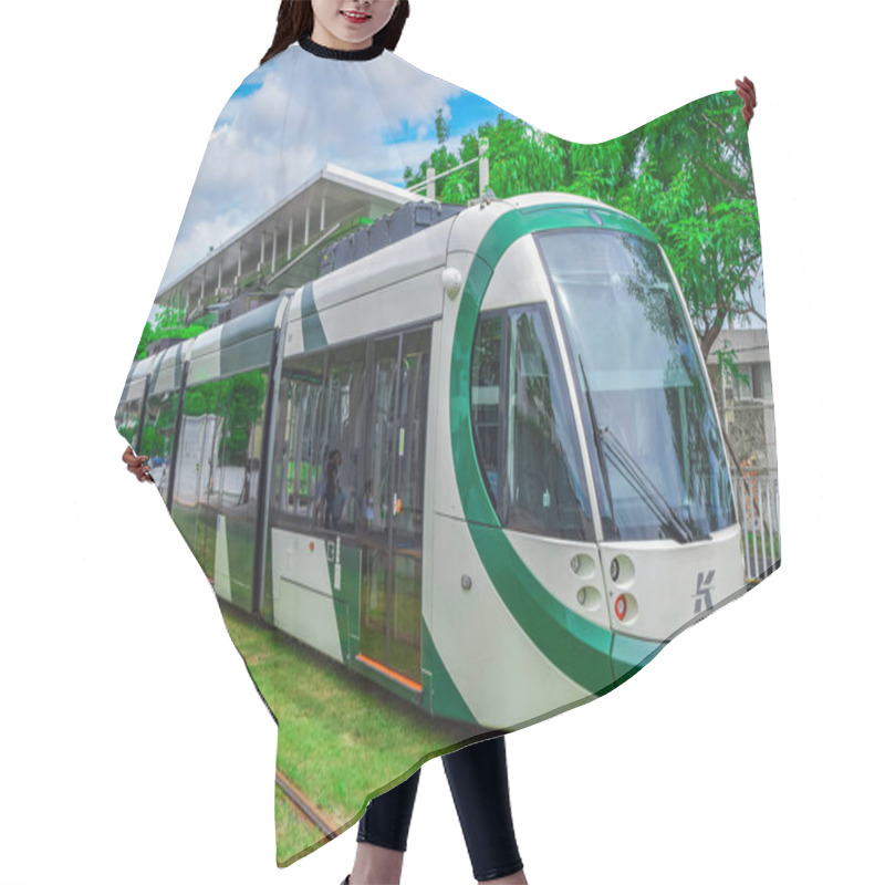 Personality  Kaohsiung Circular Light Rail KLRT Trams  Hair Cutting Cape