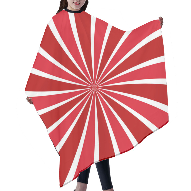 Personality  Abstract Spiral Ray Background Hair Cutting Cape