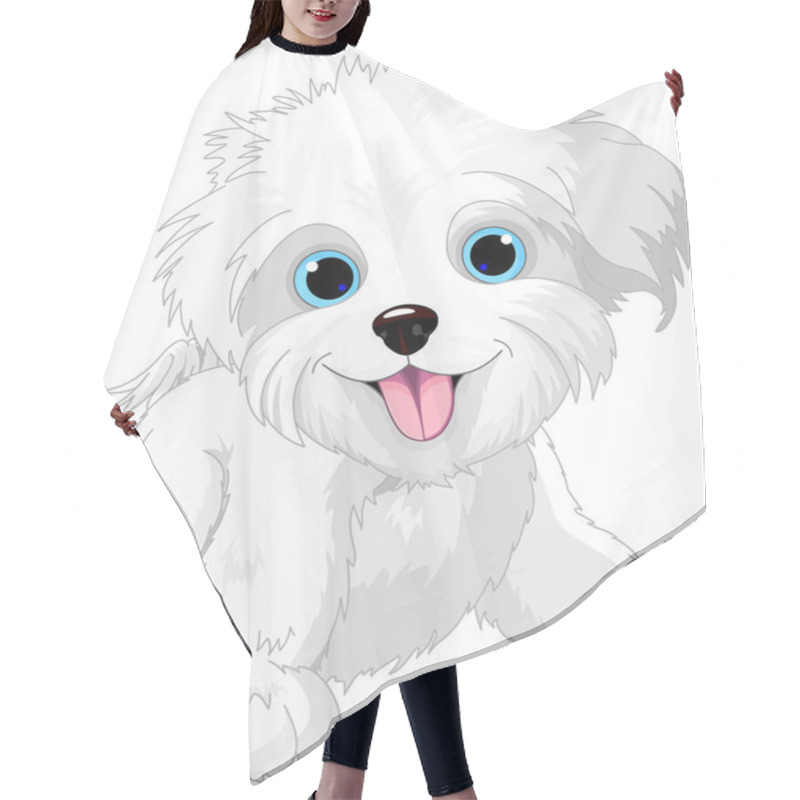 Personality  Playful Lap-dog Hair Cutting Cape