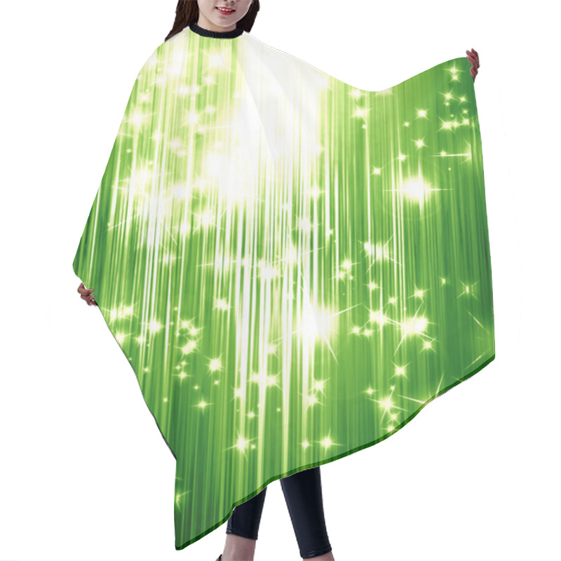 Personality  Green Background Hair Cutting Cape