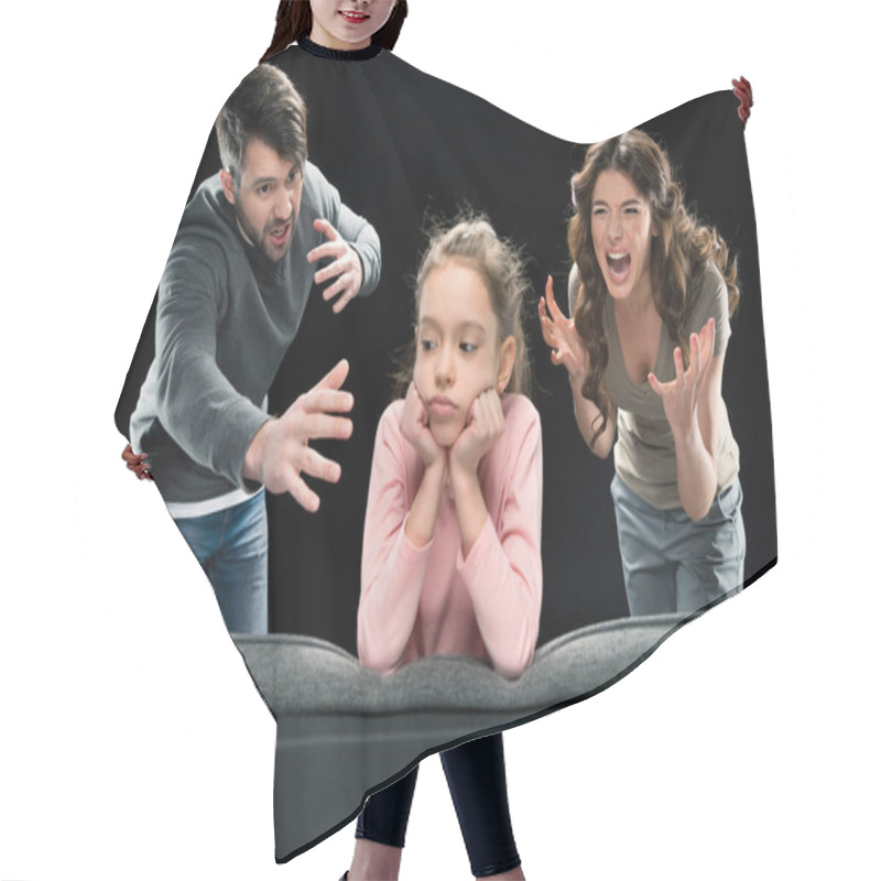 Personality  Family Having Conflict     Hair Cutting Cape