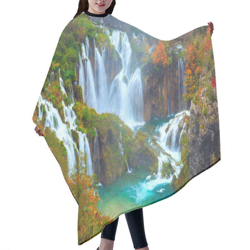 Personality  The Waterfalls Of Plitvice National Park Hair Cutting Cape