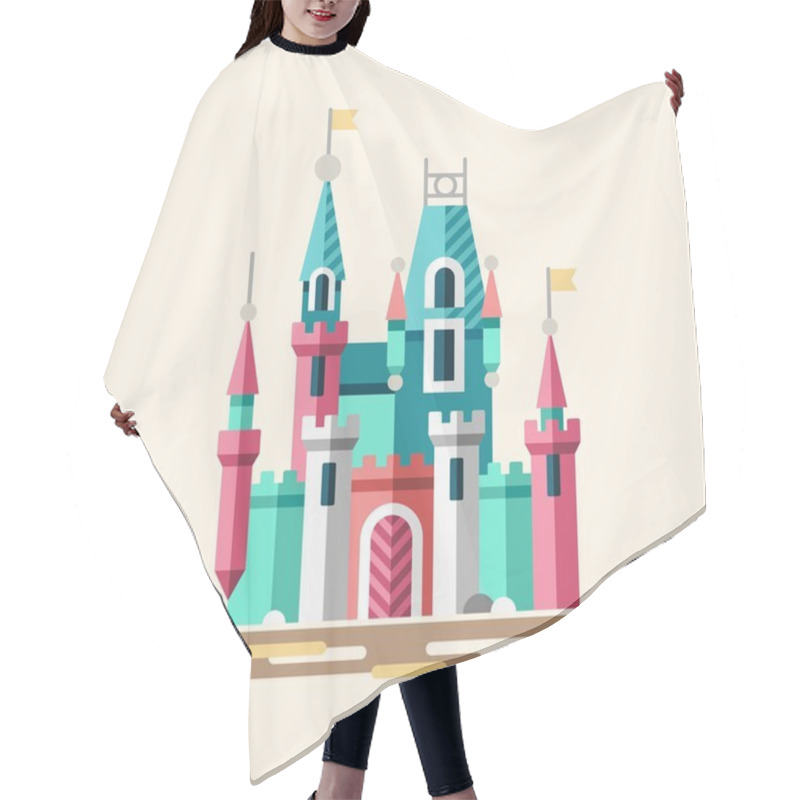 Personality  Magical Castle. Fabulous Palace. Hair Cutting Cape