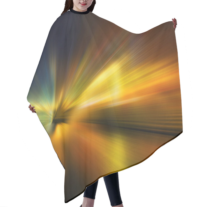 Personality  Abstract Gold Background Hair Cutting Cape