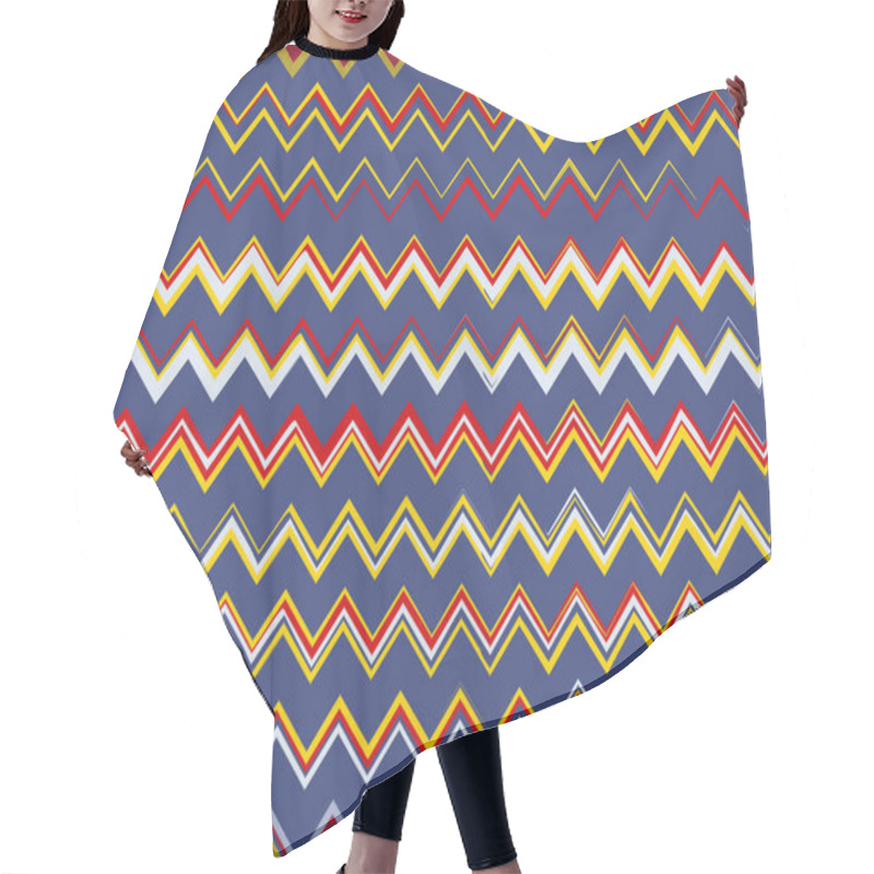 Personality  Original Chevron Pattern Hair Cutting Cape