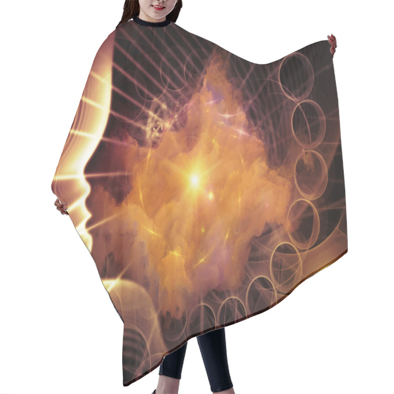 Personality  Visualization Of Inner Geometry Hair Cutting Cape