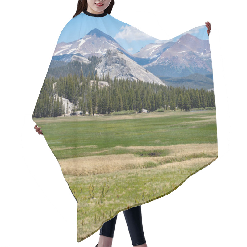 Personality  Famous View Of Tuolumne Meadows In Yosemite National Park On A S Hair Cutting Cape