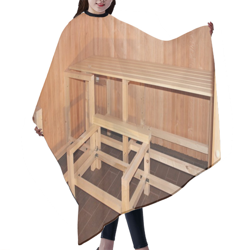 Personality  Construction Of Saunas Hair Cutting Cape