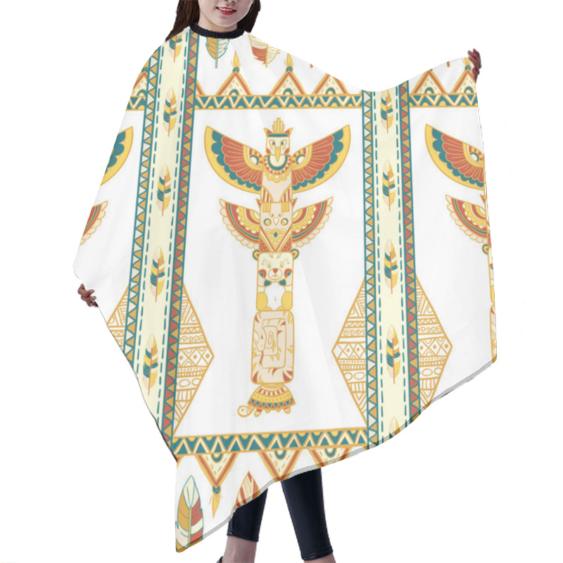 Personality  Tribal Vector Pattern Hair Cutting Cape