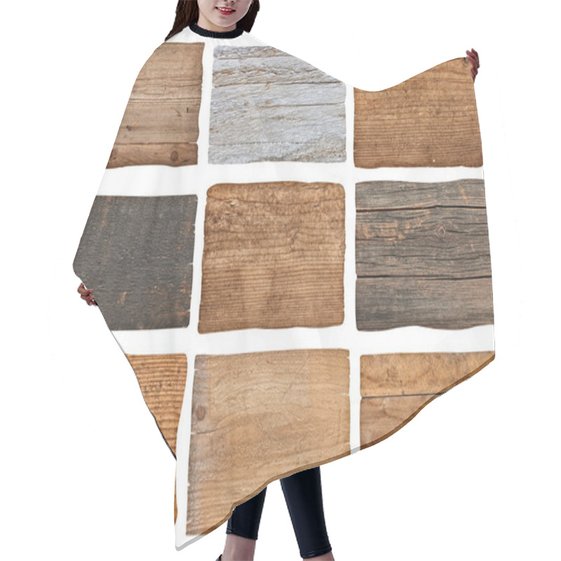 Personality  Wooden Sign Background Message Hair Cutting Cape