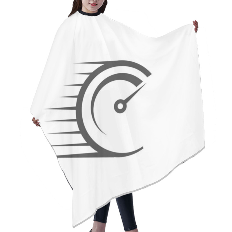 Personality  Fast Vector Icon Hair Cutting Cape