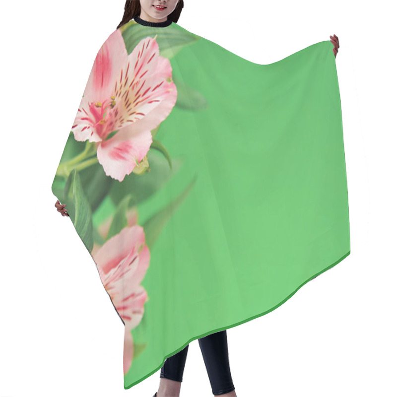 Personality  The Flower Of Alstroemeria  Hair Cutting Cape