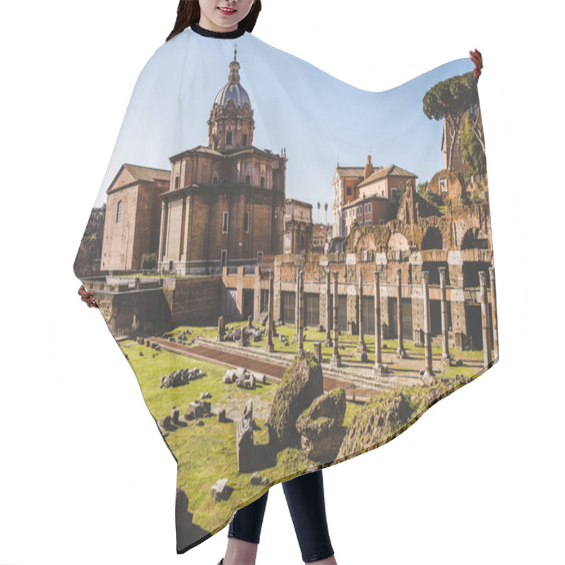 Personality  Roman Forum Ruins Hair Cutting Cape