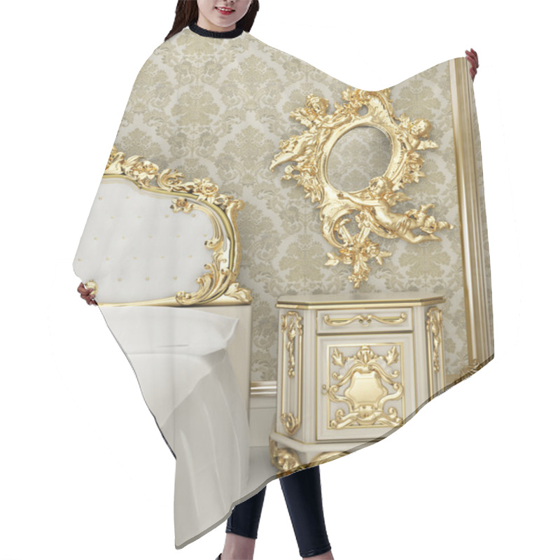 Personality  Baroque Furniture With Vegetable Decor In The Form Of Smooth Cur Hair Cutting Cape